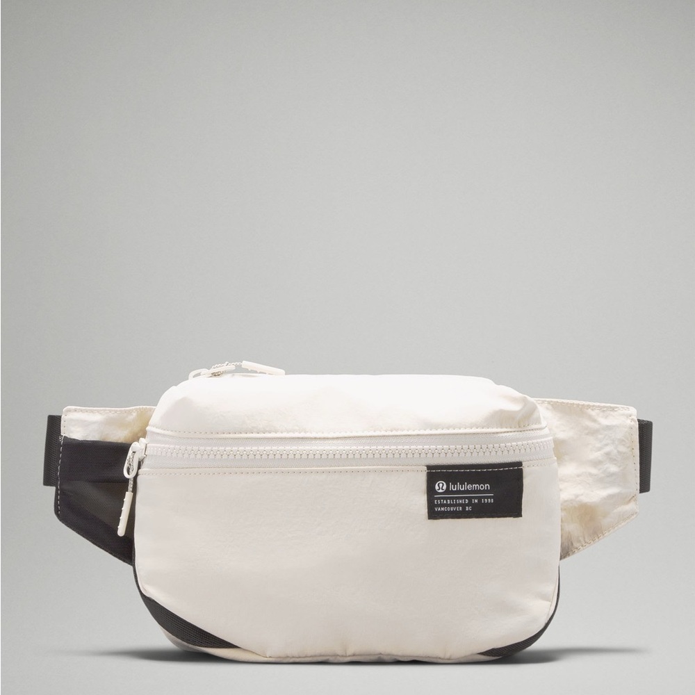 lululemon athletica White and Black Belt Bag